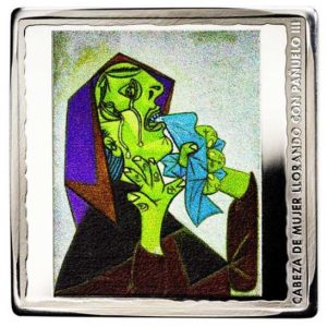 Año 2023. Moneda 10€ Picasso – Cabeza Mujer Llorando