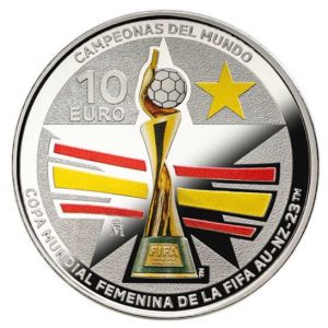 Año 2023. Moneda 10€ Campeonas Mundial Futbol Femenino