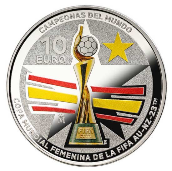 Año 2023. Moneda 10€ Campeonas Mundial Futbol Femenino