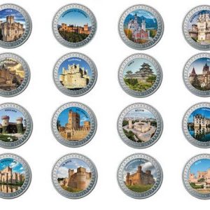 Año 2023. Moneda 1,5 € Castillos Completa (16 Valores)