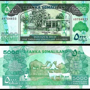 Billete Somalilandia 05000 Shillings 2011 SC P21a