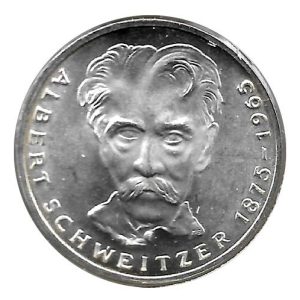 Moneda Alemania 005 Marcos. 1975 Schweitzer (G) S/C