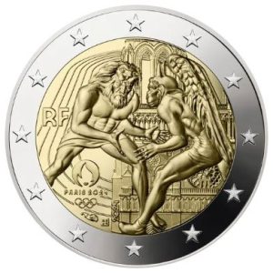 Moneda 2 euros de Francia 2024 Juegos Olímpicos «COINCARD»