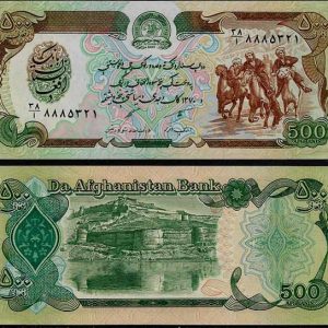 Billete Afganistan 00500 Afghanis 1991 SC P60c