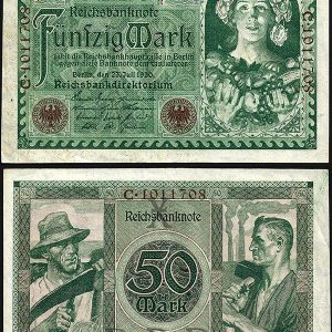 Billete Alemania WEIMAR 00050 Marcos 1920 SC P68