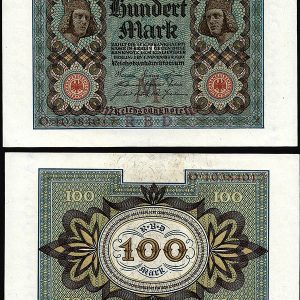 Billete Alemania IMPERIO 00100 Marcos 1920 MBC P69a 7 dig
