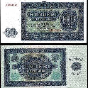 Billete Alemania DEMOCRATICA RDA 00100 Deutsche Mark 1948 SC P15