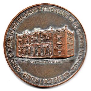 Medalla Franco – Capitania General Burgos