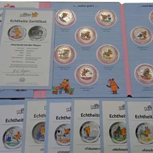 Colección 12 Emisiones Oficiales Plata. 50 Aniv. Die Maus 2