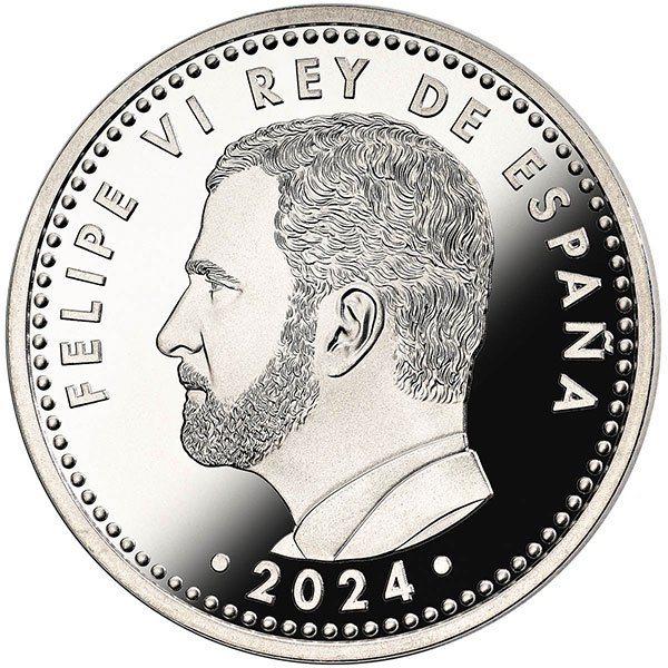 Año 2024. Moneda 40€ Felipe VI - X Aniversario del Rey - Imagen 3