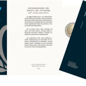 Moneda 2 euros de San Marino 2024 Derechos ciudadanos