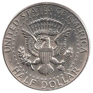 Moneda de EE.UU. 01/2 dolar 1967 MBC