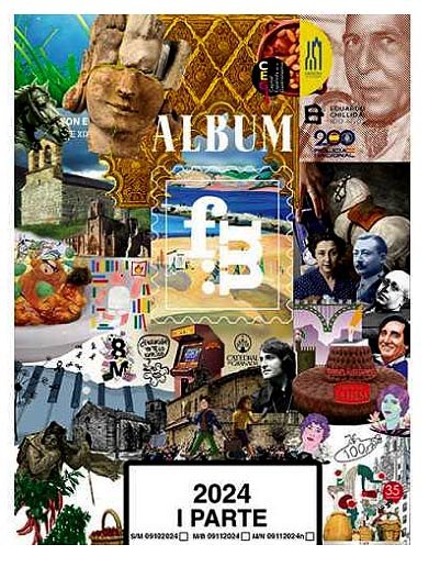 Suplemento 2024 sellos España 1ª parte. Sin montar