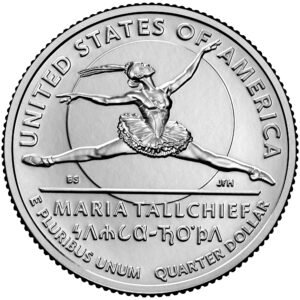Moneda de EE.UU. cuarto dolar 2023 MARIA TALLCHIEF D