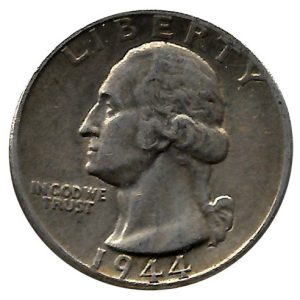Moneda de EE.UU. 01/4 dolar 1944 MBC
