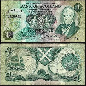 Billete Escocia 01 Libra 1970 MBC P111a