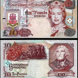 Billete Gibraltar 010 Libras 2006 SC P32