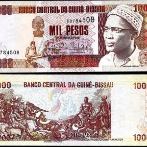 Billete Guinea Bissau 1000 Pesos 1993 SC P13b