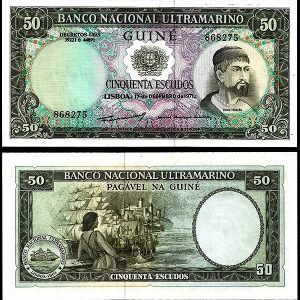 Billete Guinea Portuguesa 50 Escudos 1971 SC P44