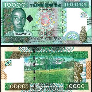 Billete Guinea Republica 10000 Francos 2008 SC P42b
