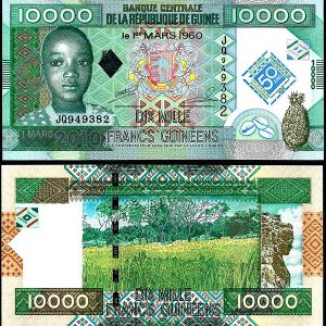 Billete Guinea Republica 10000 Francos 2010 SC P45