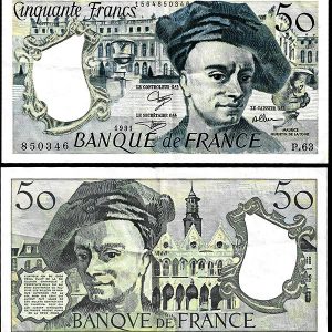 Billete Francia 050 Francos 1991 MBC+ P152E
