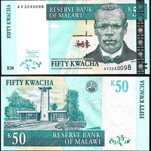 Billete Malawi 0050 Kwacha 2005 SC P53a