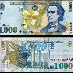 Billete Rumania 001000 lei 1998 SC P106