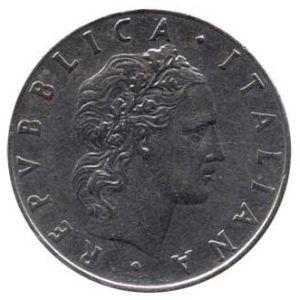 Moneda Italia 050 Liras 1956 MBC+