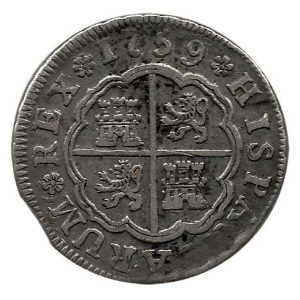 Moneda 1759. 02 Reales Fernando VI (1759) Madrid J. MBC