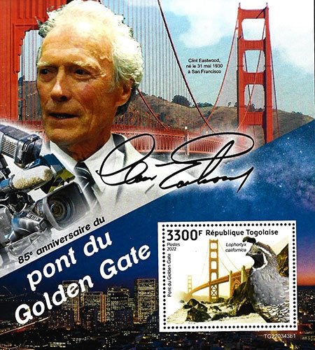 Hojas Bloque de la República de Togo - Puente Golden Gate ** - Imagen 3