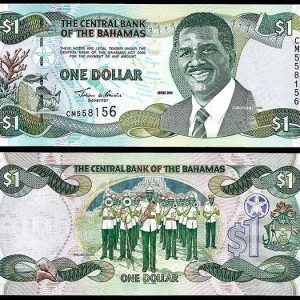 Billete Bahamas 1 Dolar 2001 SC P69