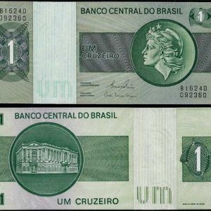 Billete Brasil 000001 Cruzeiro 1972/80 SC P191Ab