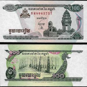 Billete Camboya 0100 Riels 1995 SC P41 F16