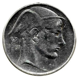 Moneda Bélgica 020 Francos 1949 MBC- Belgie