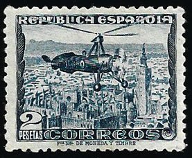 Sello Primer Centenario 0689 (*). Autogiro La Cierva LUJO