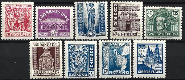 Sello Primer Centenario 0961-69 (*). Año Santo Compostelano