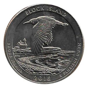 Moneda de EE.UU. 01/4 dolar 2018 Rhode Island P. S/C