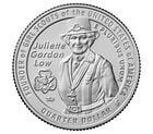 Moneda de EE.UU. cuarto dolar 2025 Juliette Gordon D