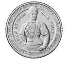 Moneda de EE.UU. cuarto dolar 2025 Ida B Wells P