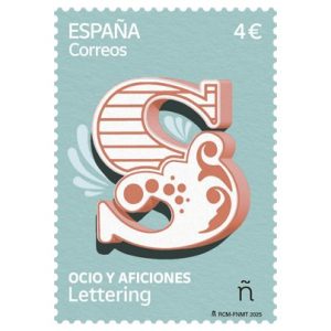 20. Sello Ocio y Aficiones – Lettering
