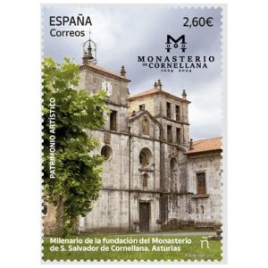 51. Sello Patrimonio – Monasterio de Cornellana – Asturias