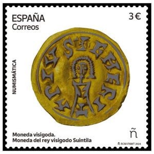 55. Sello Numismatica – Moneda visigoda