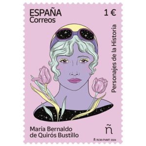 58. Sello Personajes – Maria Bernaldo de Quiros