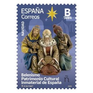 66-67. Sello Navidad – Arrastre de latas y Belenismo