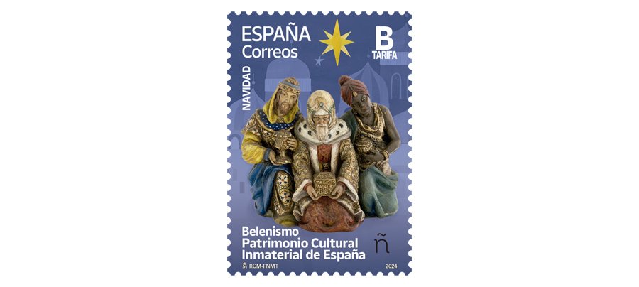 66-67. Sello Navidad - Arrastre de latas y Belenismo