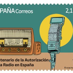 77. Sello Efemerides – Centenario Radio
