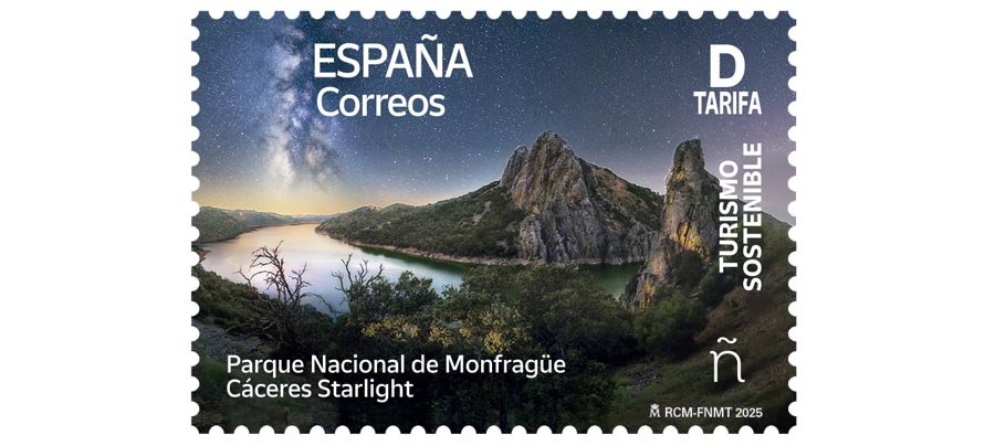 08-9. Sello Turismo - Punta Nariga y Monfragüe - Imagen 3