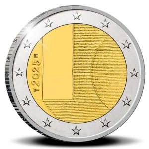 Moneda 2 euros de Finlandia 2025 Diplomacia