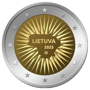 Moneda 2 euros de Lituania 2025 Defensa